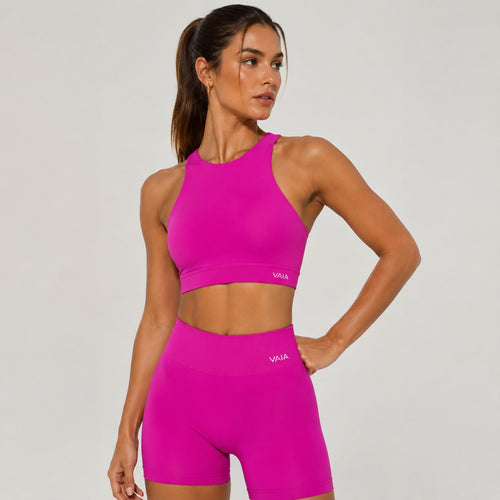 Aura Sculpt High-Neck Top | VAIA