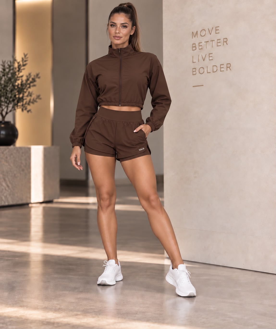 The Avenue Set Brown | VAIA Clothing