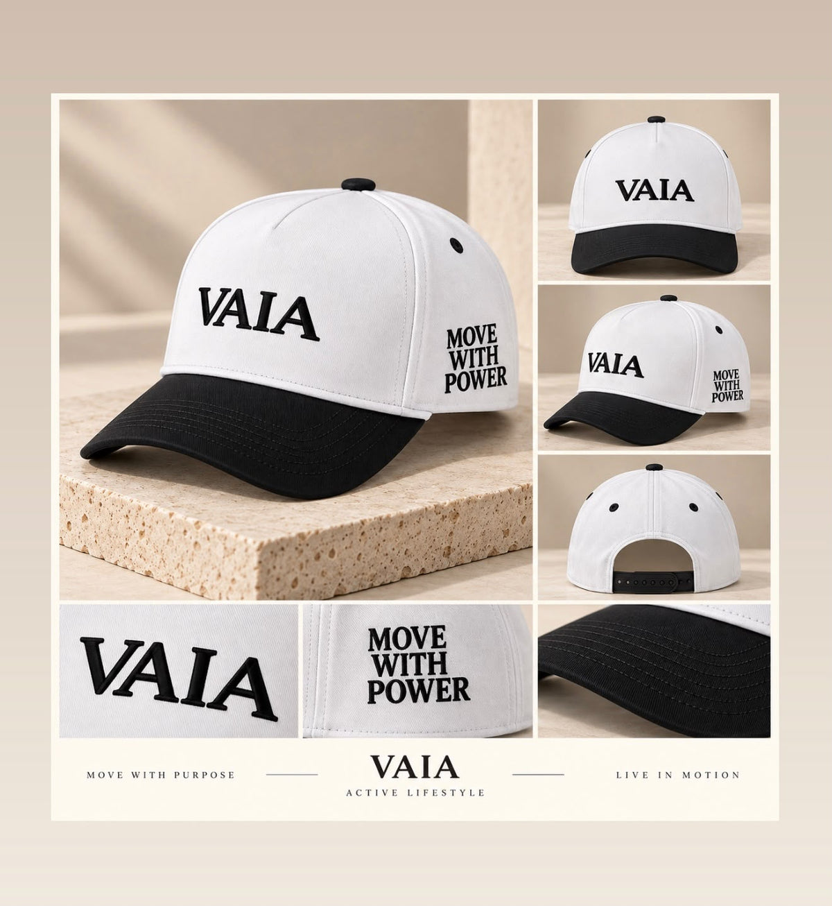 VAIA Club Cap - Embroidered Baseball Hat | VAIA Clothing