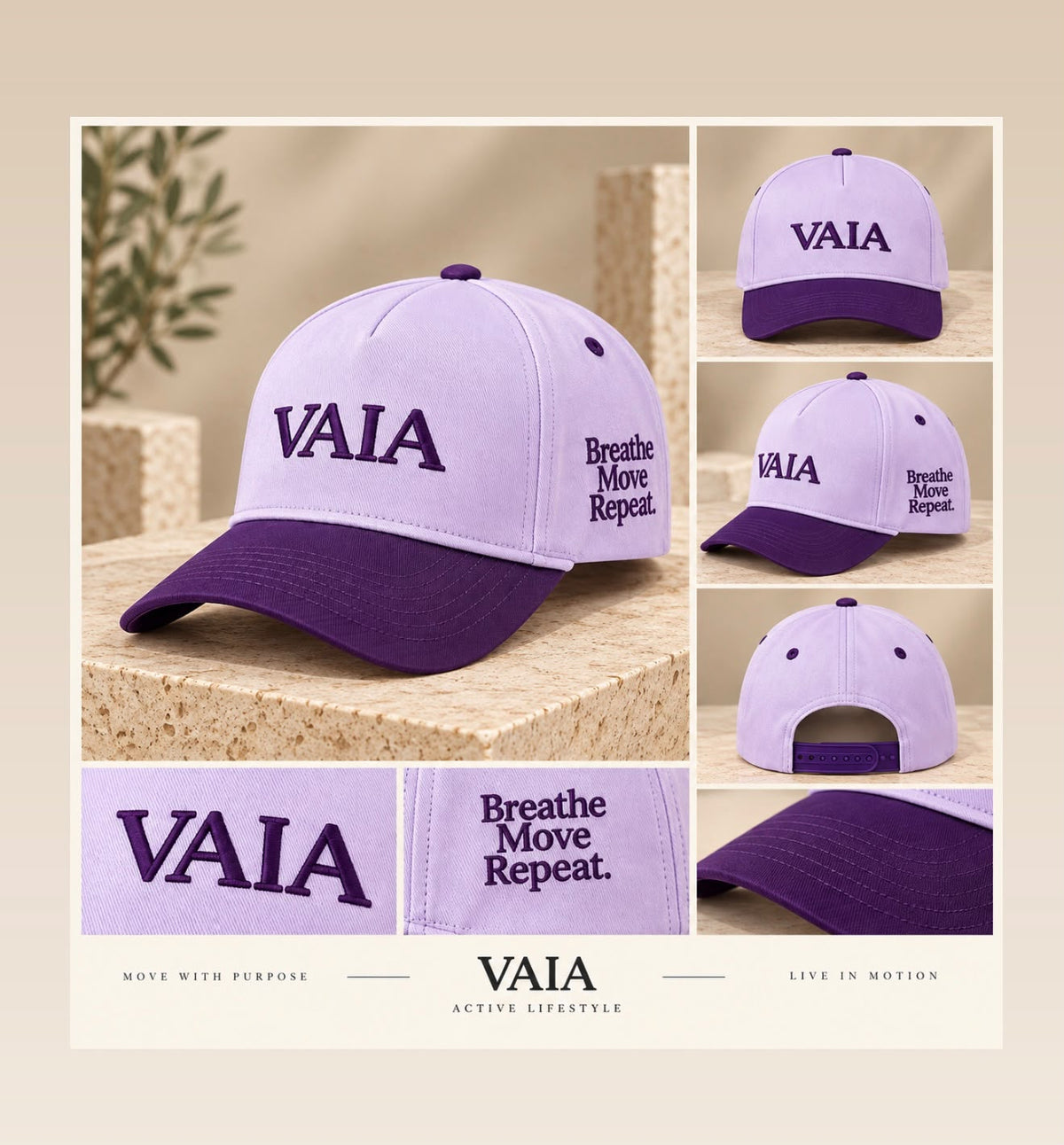 VAIA Club Cap - Embroidered Baseball Hat | VAIA Clothing